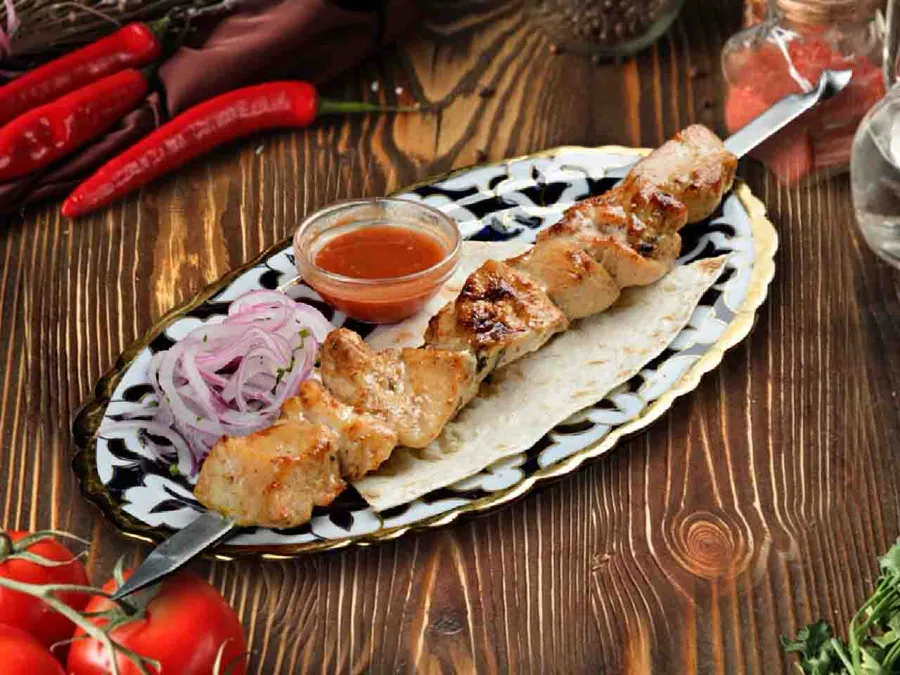 Шашлык из куриной грудки