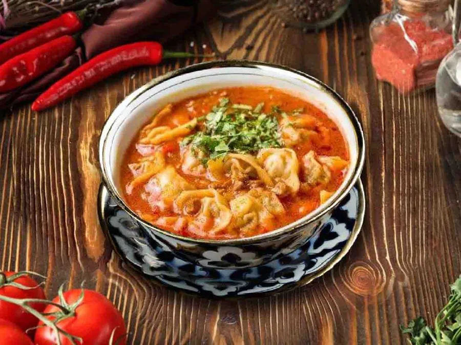 Чучвара с бульоном