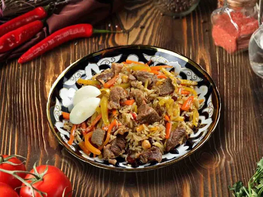 Плов говядина